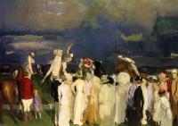 Bellows, George - Polo Crowd